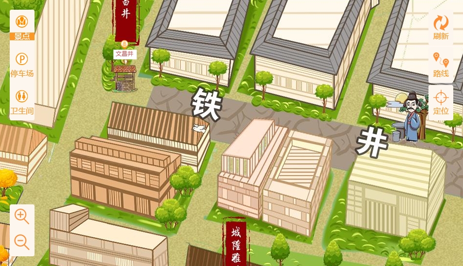 济宁智慧景区：手绘地图与语音导览的完美融合